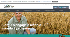 Desktop Screenshot of cargill.fr