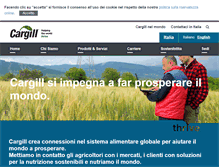 Tablet Screenshot of cargill.it