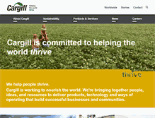 Tablet Screenshot of cargill.com