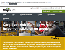 Tablet Screenshot of cargill.nl