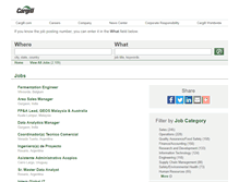 Tablet Screenshot of cargill.jobs